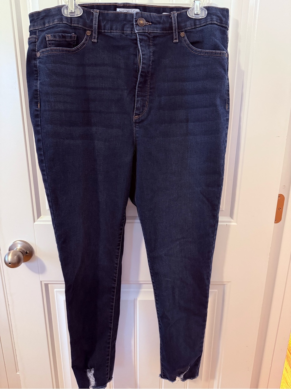 sofia by sofia vergara Dark Wash Ankle Jeans